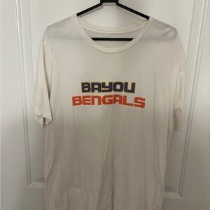 Bayou Bengals Cream Short Sleeve Tee